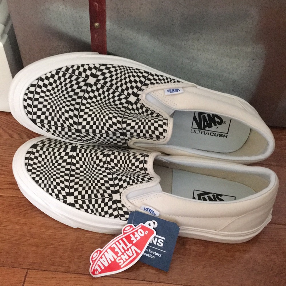 Brand new limited edition slip on vans